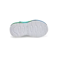 Infants'  Mega-Scene Sneaker - Blue/Black/Lime