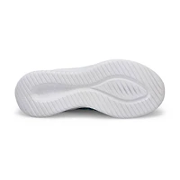 Boys' Ultra Flex 3.0 Slip On Sneaker - Black/Blue/