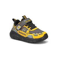 Infants' B Skech Tracks Sneaker - Charcoal/Yellow