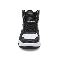 Baskets  lacets RBD BREAK MID, blanc/noir/blanc,