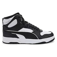 Men's RBD Break Mid Lace Up Sneaker - White/Black/