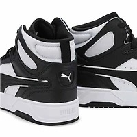 Baskets  lacets RBD BREAK MID, blanc/noir/blanc,