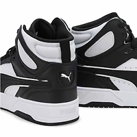 Men's RBD Break Mid Lace Up Sneaker - White/Black/