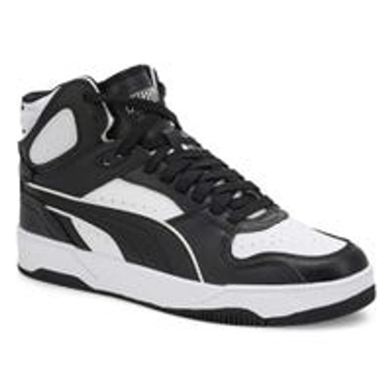 Baskets à lacets RBD BREAK MID, blanc/noir/blanc,