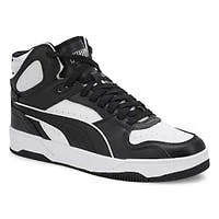 Baskets à lacets RBD BREAK MID, blanc/noir/blanc,