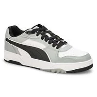 Baskets à lacets RBD BREAK LOW, blanc/noir/gris mo