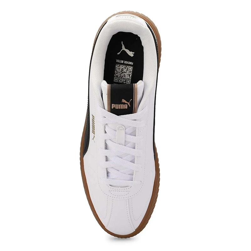 Baskets à lacets CLUB KAYZER, blanc/noir, hommes