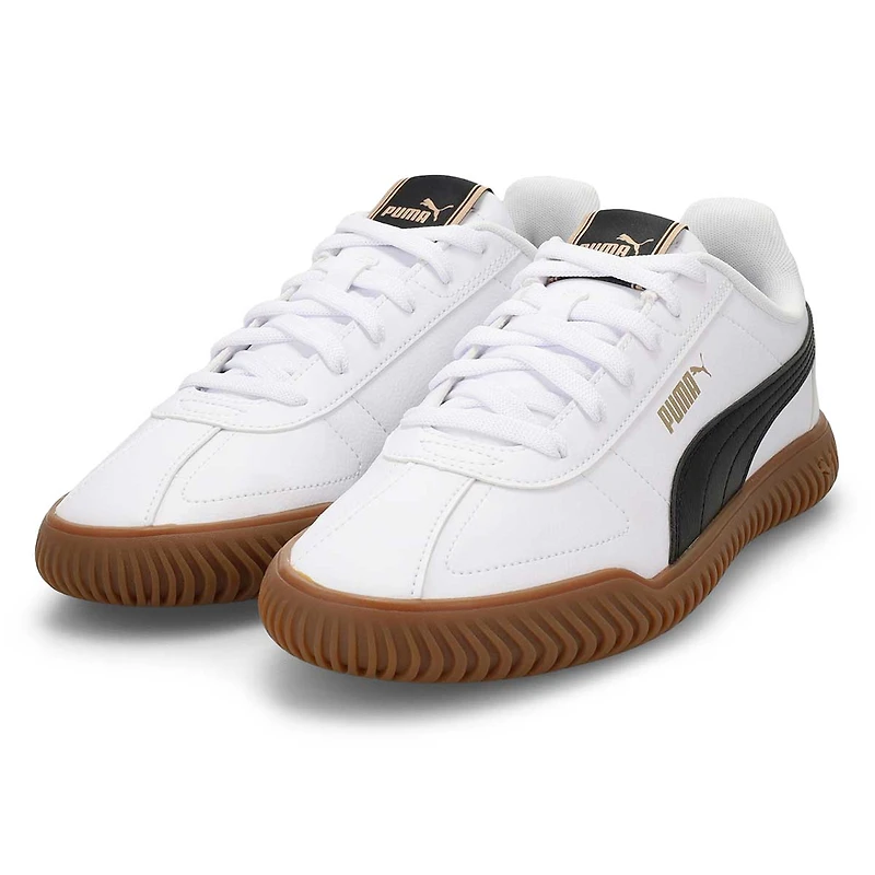Men's Club Kayzer Lace Up Sneaker - White/Black
