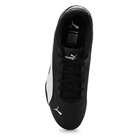 Mns Catch Lace Up Sneaker - Black/White