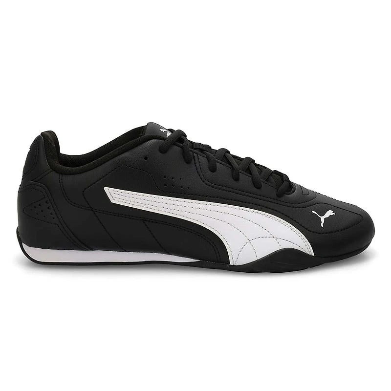 Mns Catch Lace Up Sneaker - Black/White
