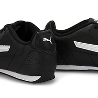 Mns Catch Lace Up Sneaker - Black/White