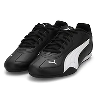 Mns Catch Lace Up Sneaker - Black/White