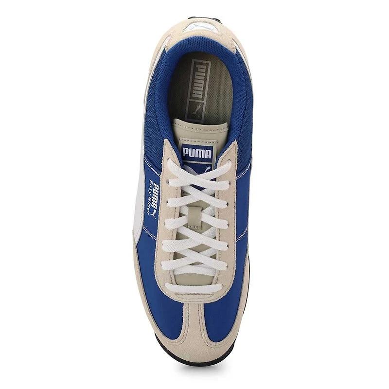 Baskets  lacets EASY RIDER, jaune Pel/nouveau bl