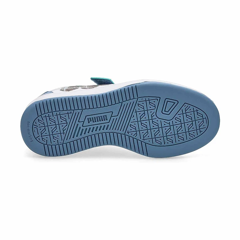 Kids'  Caven 2.0 Hot Wheels Sneaker - Cool Blue/Wh