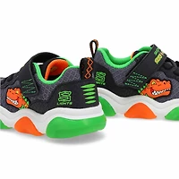Infants'  Mighty Glow 2.0 Dino-Bolt Sneaker - Blac