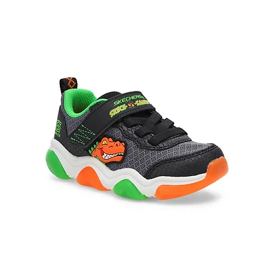 Infants'  Mighty Glow 2.0 Dino-Bolt Sneaker - Blac