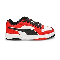 Boys'  Rebound Break Low Lace Up Sneaker - Red/Bla