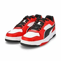 Boys'  Rebound Break Low Lace Up Sneaker - Red/Bla