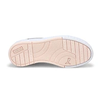 Girls' Carina Mia Lace Up Sneaker - White/Jasmine