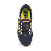Boys' Turbo Tread Slip-Ins Sneaker - Navy/Orange
