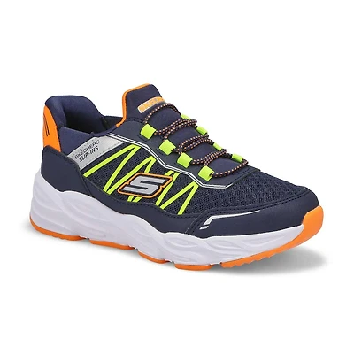 Boys' Turbo Tread Slip-Ins Sneaker - Navy/Orange
