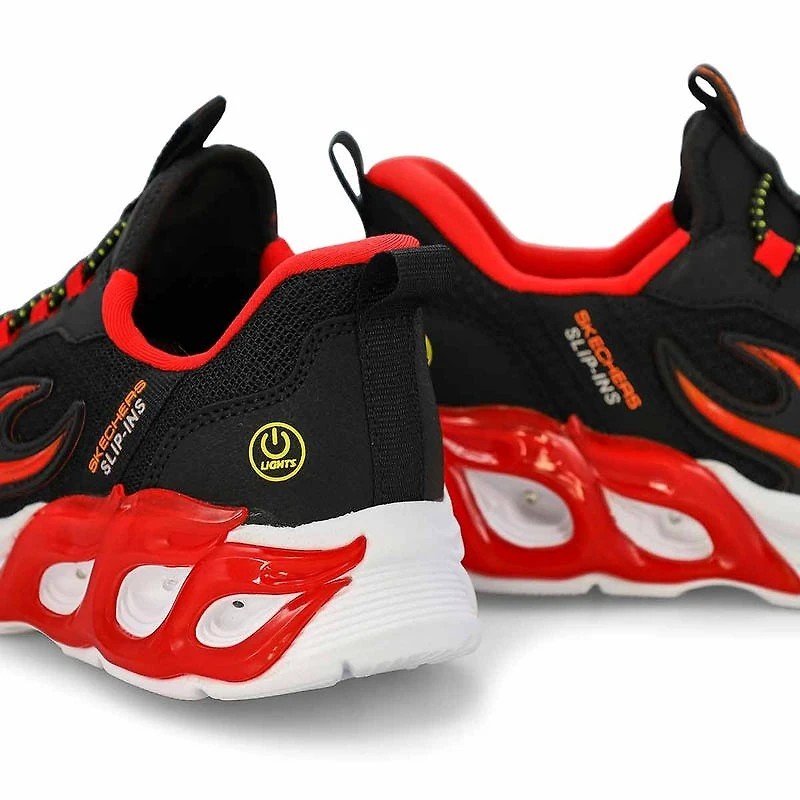 Boys'  Thermo-Flash 2.0 Slip-Ins Sneaker - Black/R