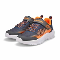 Boys'  Microspec Advance Sneaker - Navy/Orange