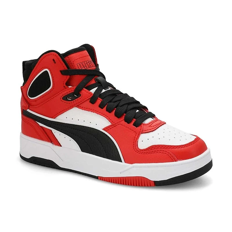 Baskets  lacets REBOUND BREAK MID, rouge/noir/bla