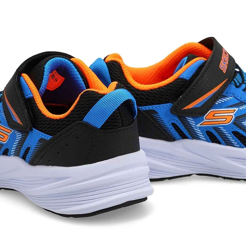 Boys' Microspec Tread Sneaker - Blue/Black/Orange