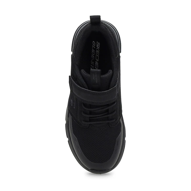 Boys'  Glide Step Flow Sneaker - Black/Black