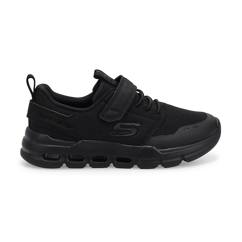 Boys' Glide Step Flow Sneaker - Black/Black