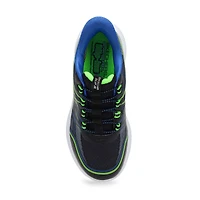 Boys' Microspec Velocity Slip-Ins Sneaker - Black/