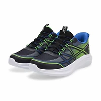 Boys' Microspec Velocity Slip-Ins Sneaker - Black/