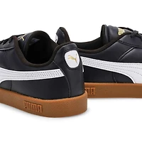 Men's Club II Indoor Lace Up Sneaker - Black/White