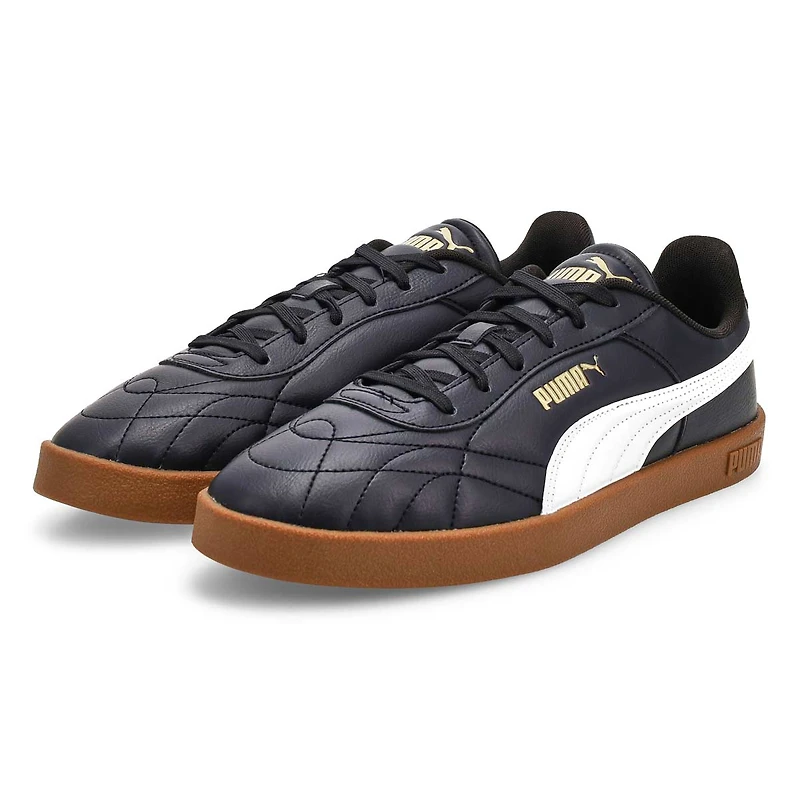 Men's Club II Indoor Lace Up Sneaker - Black/White