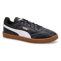 Men's Club II Indoor Lace Up Sneaker - Black/White