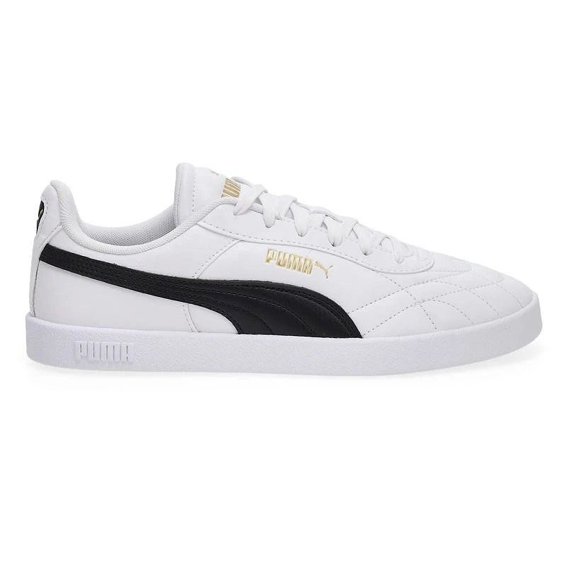 Men's Club II Indoor Lace Up Sneaker - White/ Blac