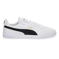 Men's Club II Indoor Lace Up Sneaker - White/ Blac