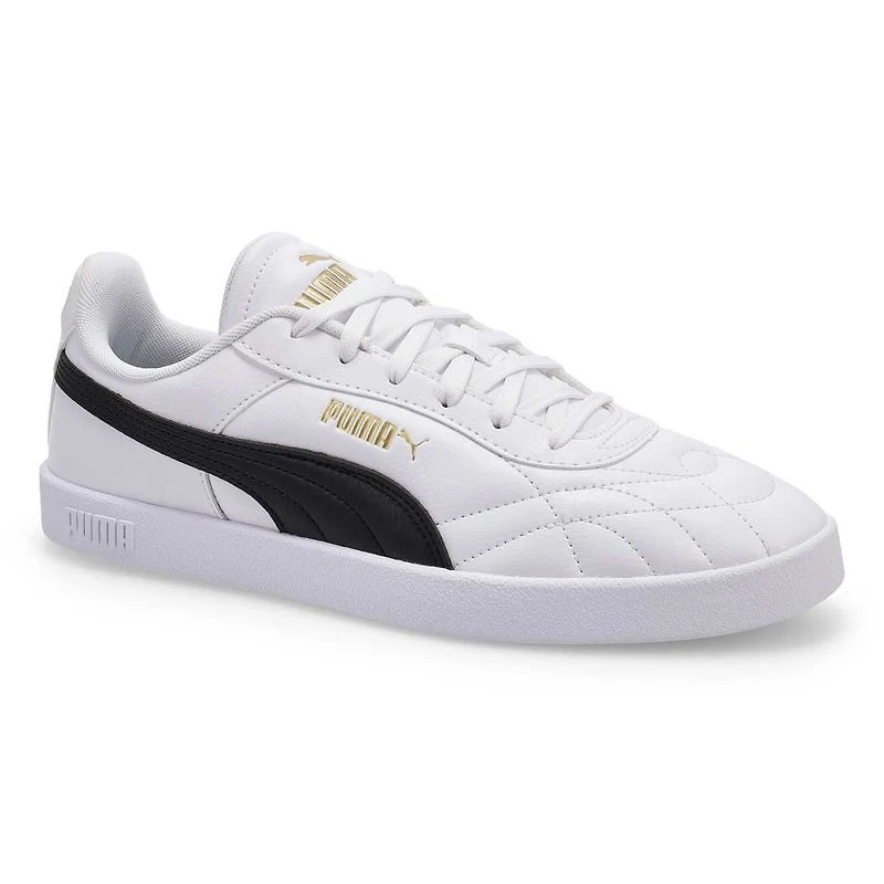 Men's Club II Indoor Lace Up Sneaker - White/ Blac