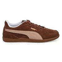 Baskets  lacets K-MODA, brun chtaigne/latt rose