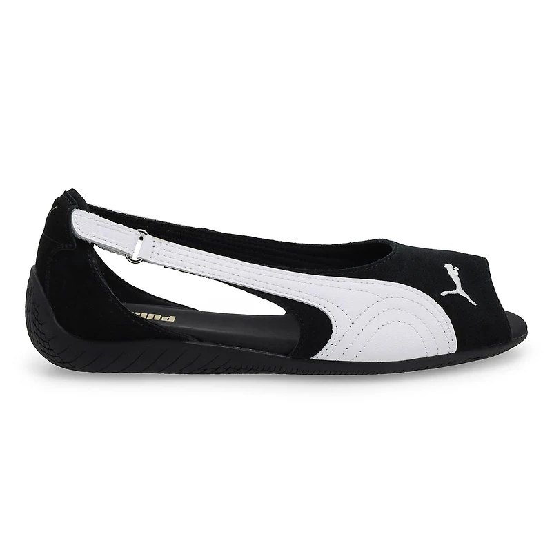 Women's Speedcat Low Profile Sandal - Black/White