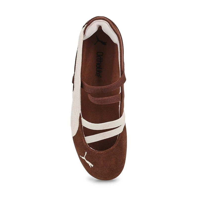 Ballerine profil bas SPEEDCAT SD, reflets roses/