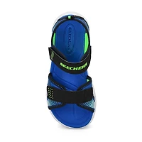 Boys'  Microspec-Splash Sandal - Black/Lime