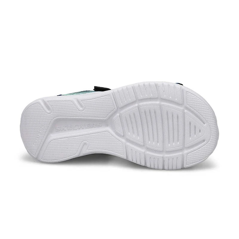 Boys' Microspec-Splash Sandal - Black/Lime