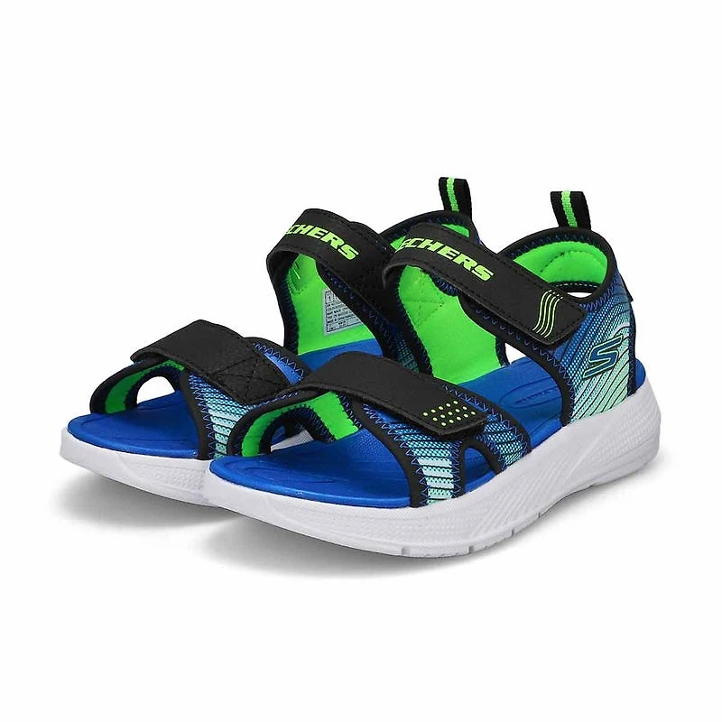 Boys' Microspec-Splash Sandal - Black/Lime