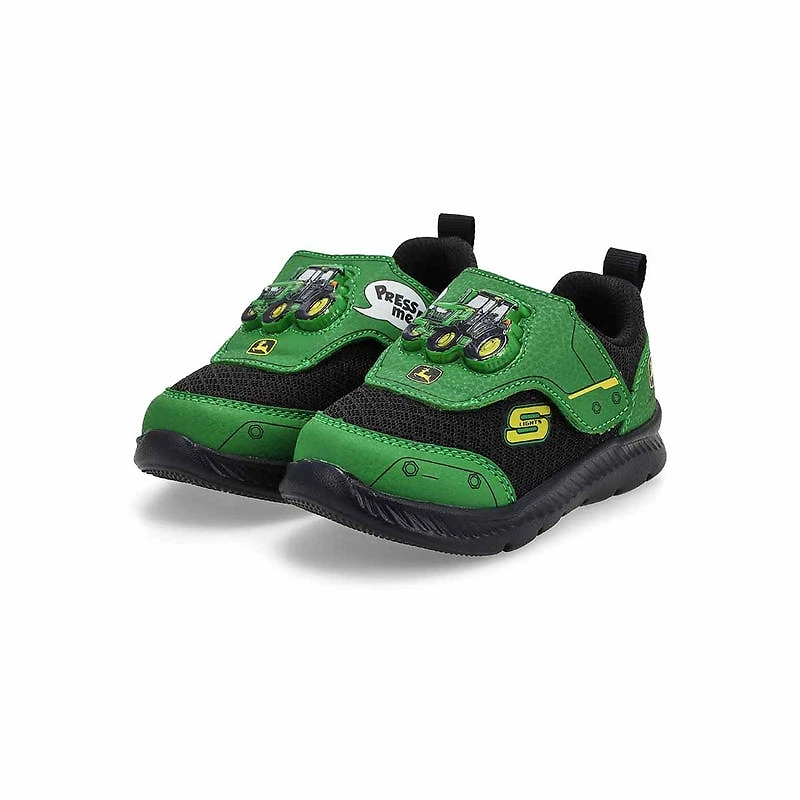 Infants' B John Deer Comfy Flex Sneaker - Green/Bl