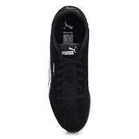 Men's ST Track Lace Up Sneaker - Black/White