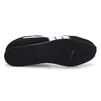 Men's ST Track Lace Up Sneaker - Black/White