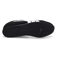 Men's ST Track Lace Up Sneaker - Black/White