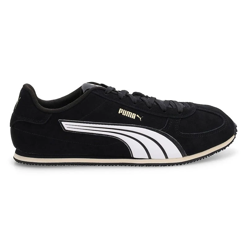 Men's ST Track Lace Up Sneaker - Black/White